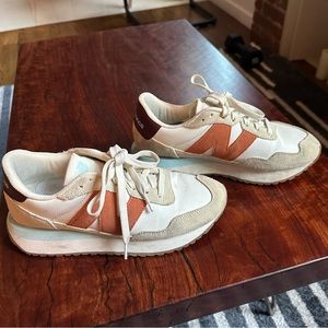 New Balance sneakers - white, blue, orange